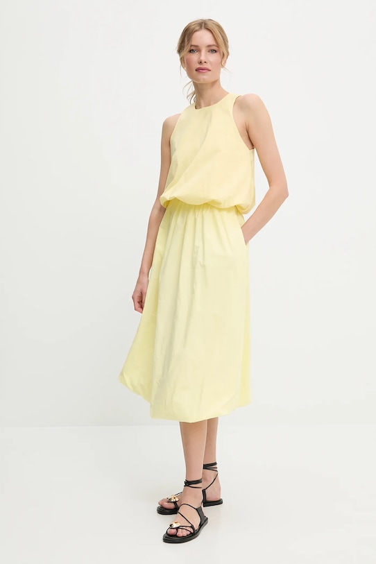 

Хлопковая блузка Answear.Lab, желтый
