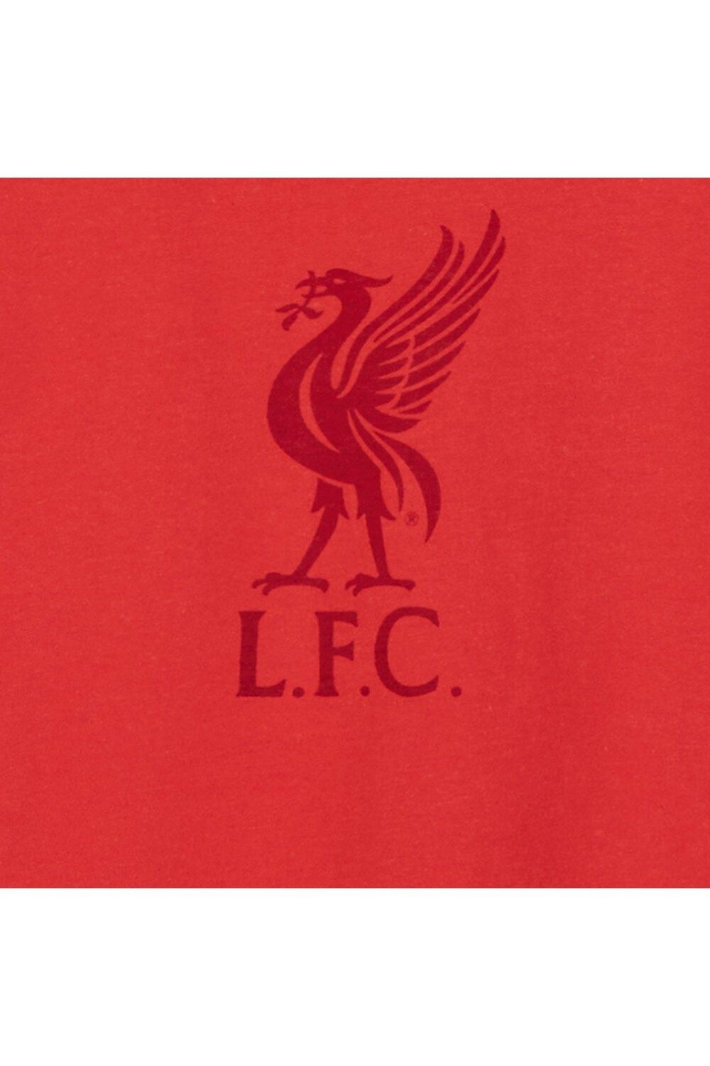 Пижамный комплект для футбольных фанатов, футболка и брюки Liverpool FC, мультиколор — фото 2