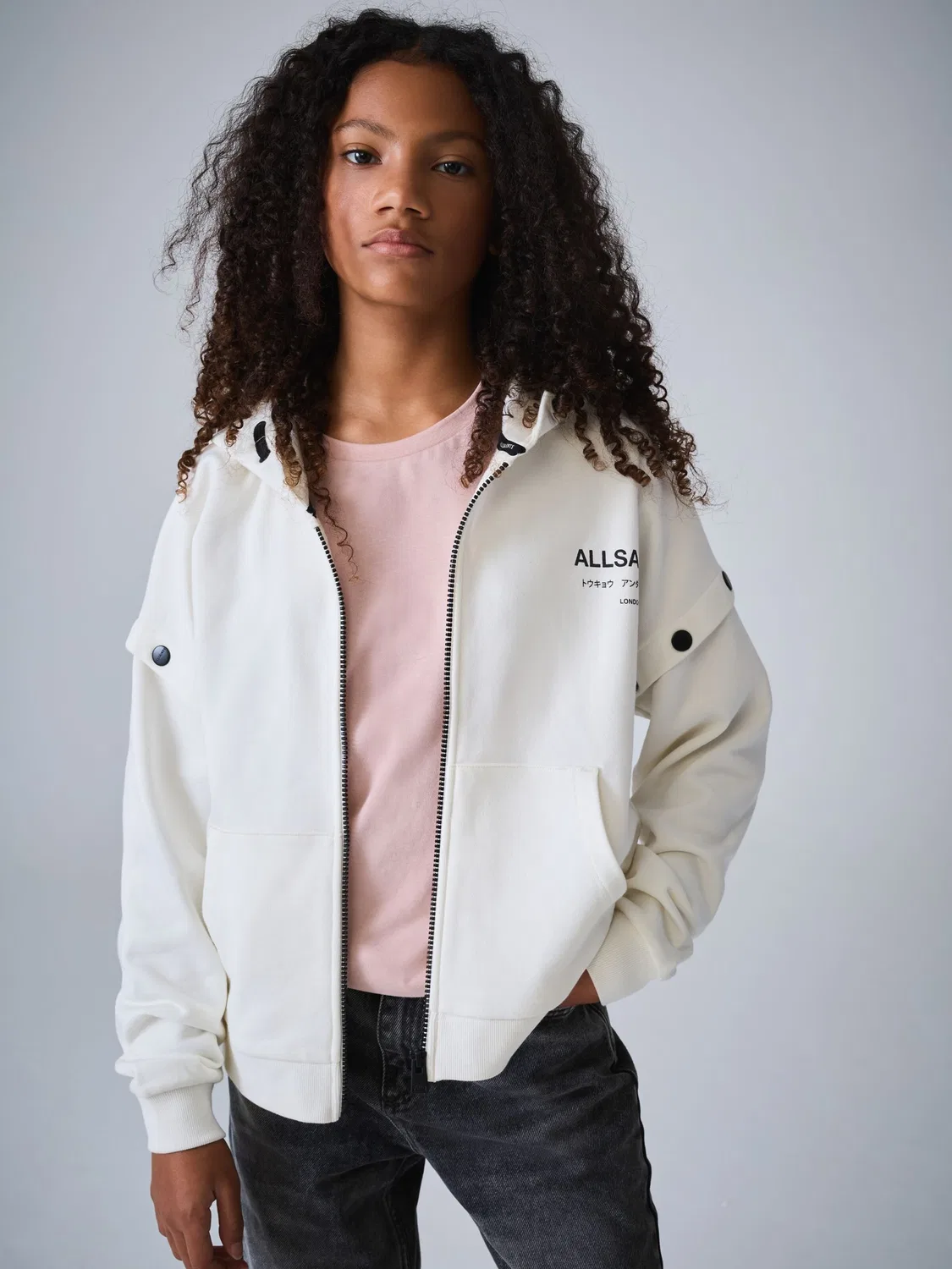 Толстовка на молнии 'Amphia Underground' Smallsaints, White — фото 4