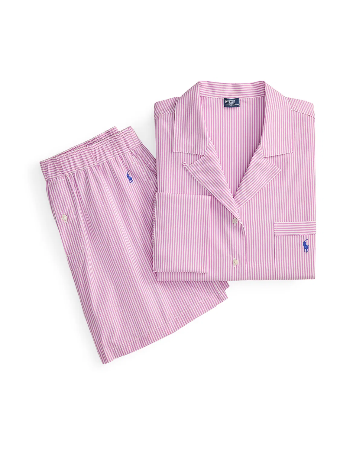 Пижама 'Рубашечная полоска' Polo Ralph Lauren, Pink — фото 2