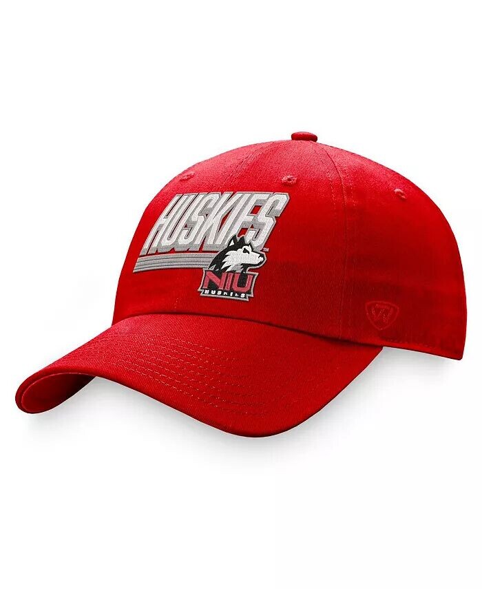 

Мужская красная регулируемая шапка Northern Illinois Huskies Slice Top Of The World