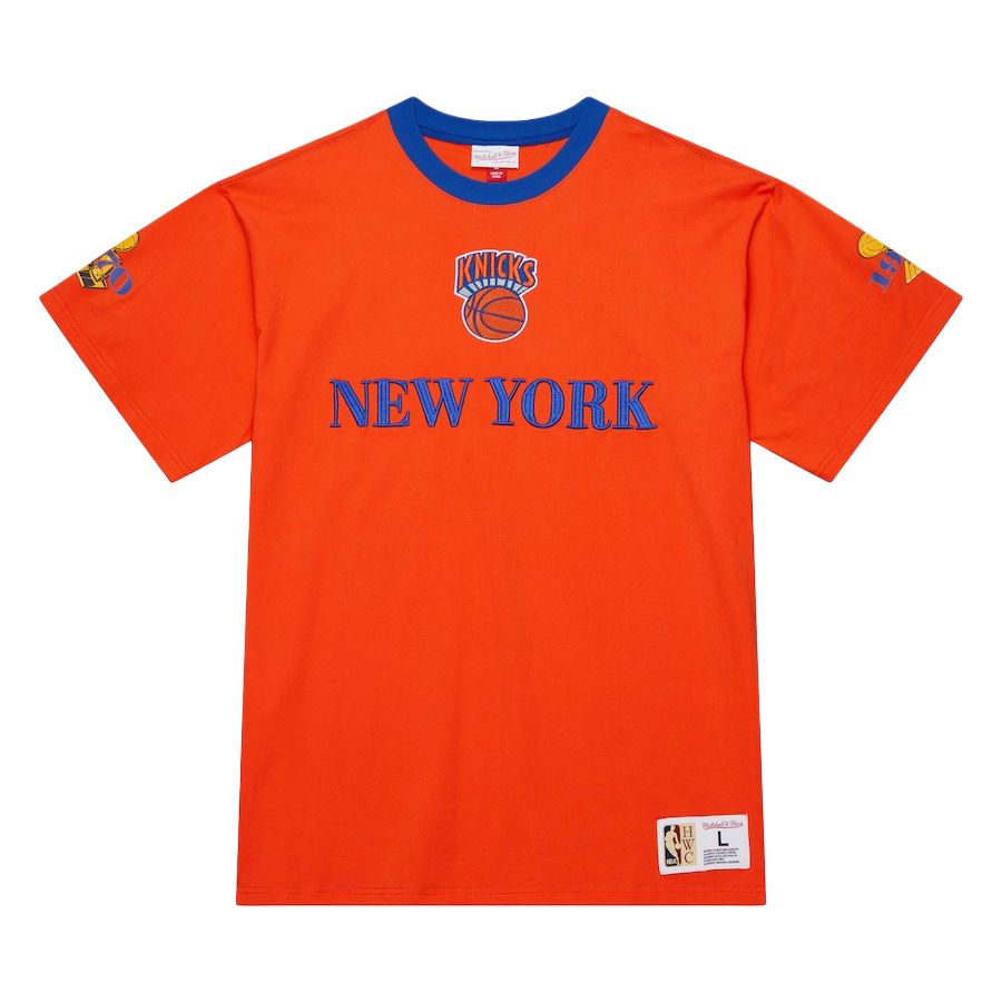 

Футболка Mitchell & Ness x NBA New York Knicks мужская Orange Mitchell Ness, оранжевый