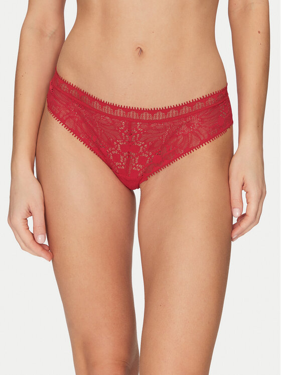 

Женские трусы бразилиана Day To Night C15F90 Chantelle, красный
