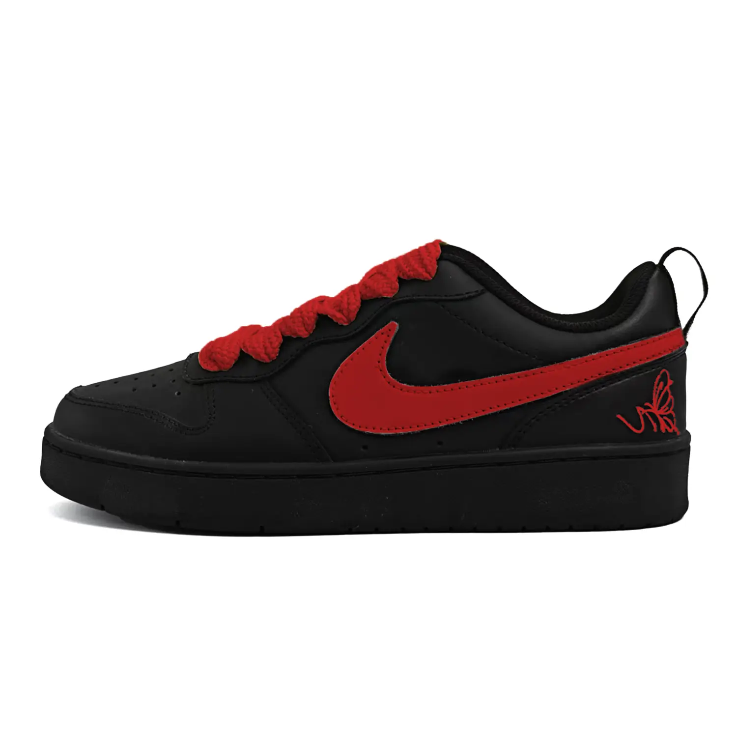 

Детские скейтерские кроссовки Court Borough для младших школьников Nike, красный