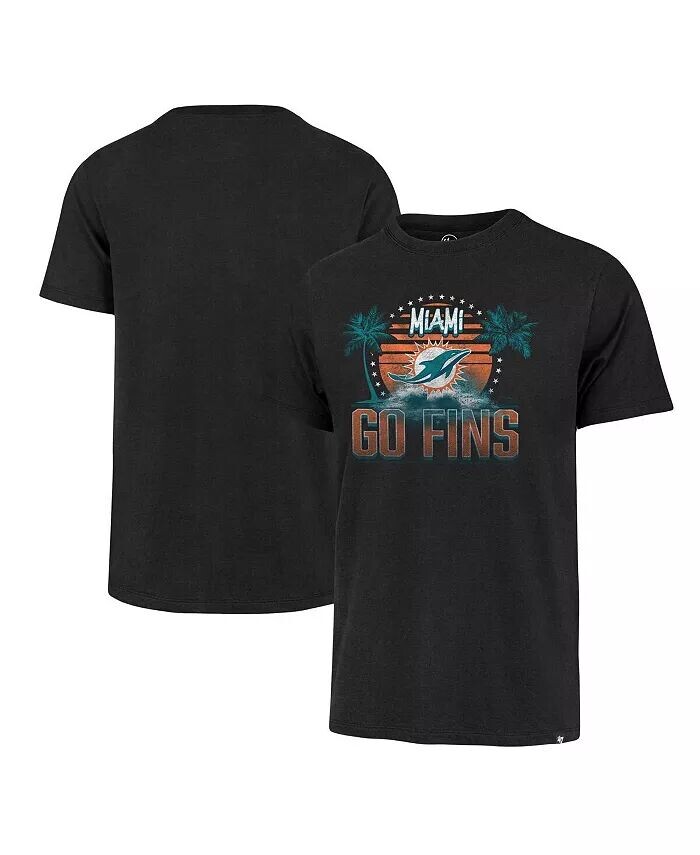 

Мужская черная потертая футболка Miami Dolphins Regional Franklin '47 Brand