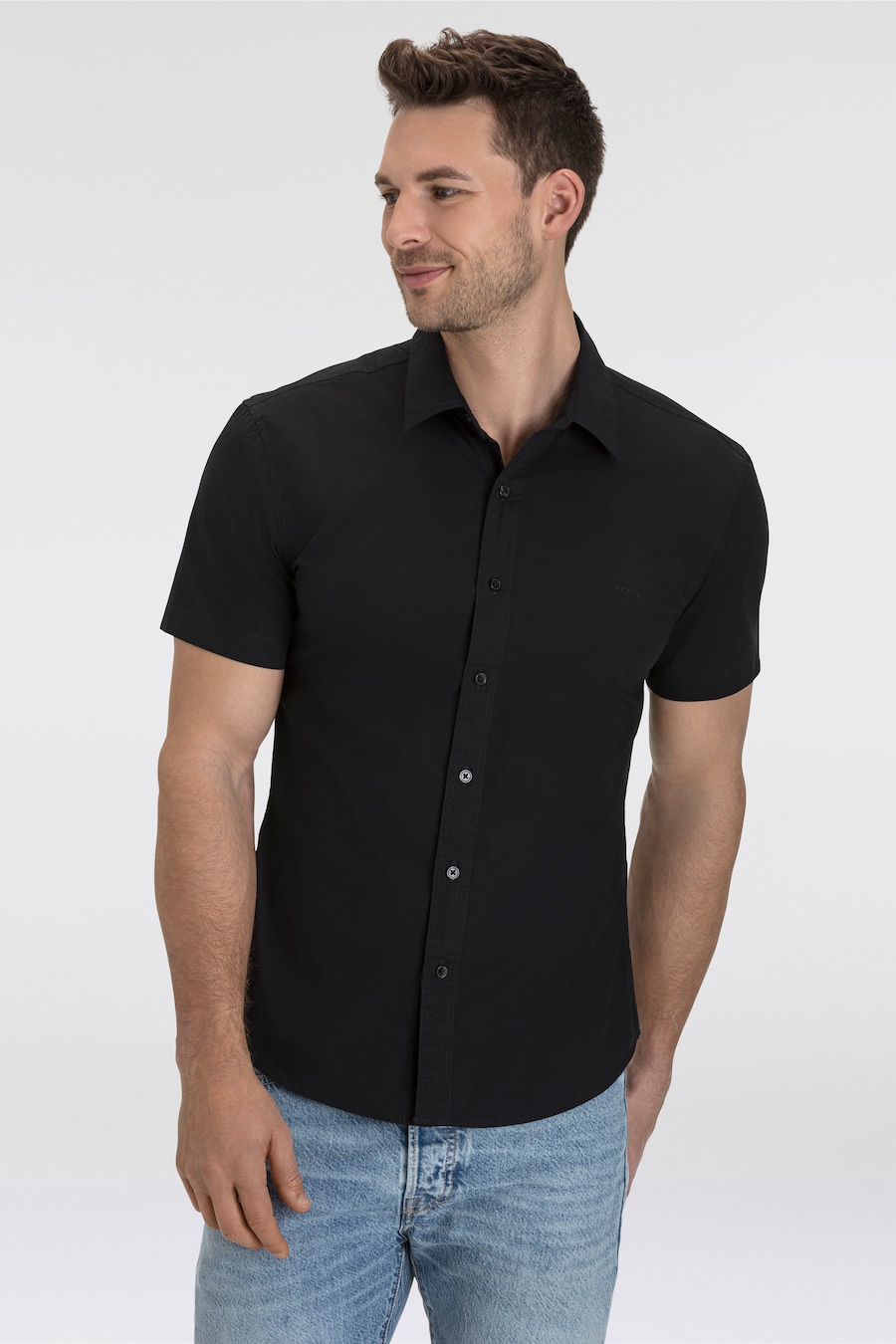 

Рубашка на пуговицах классического кроя LEVI'S Battery, Night Blue