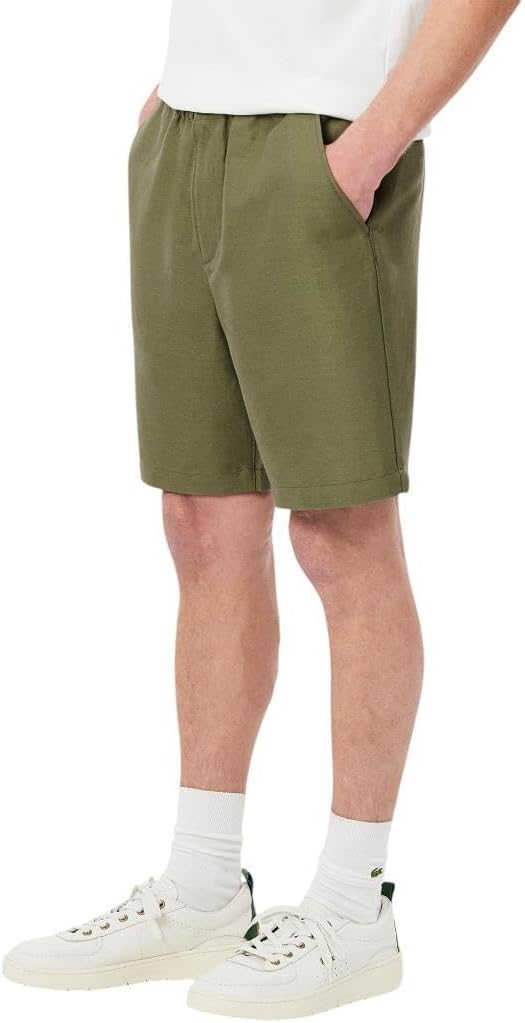 Lacoste мужские шорты Regular Fit из смесовой шерсти, Khaki — фото 2
