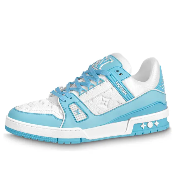 

Кроссовки lv trainers 'white monogram blue' Louis Vuitton, белый