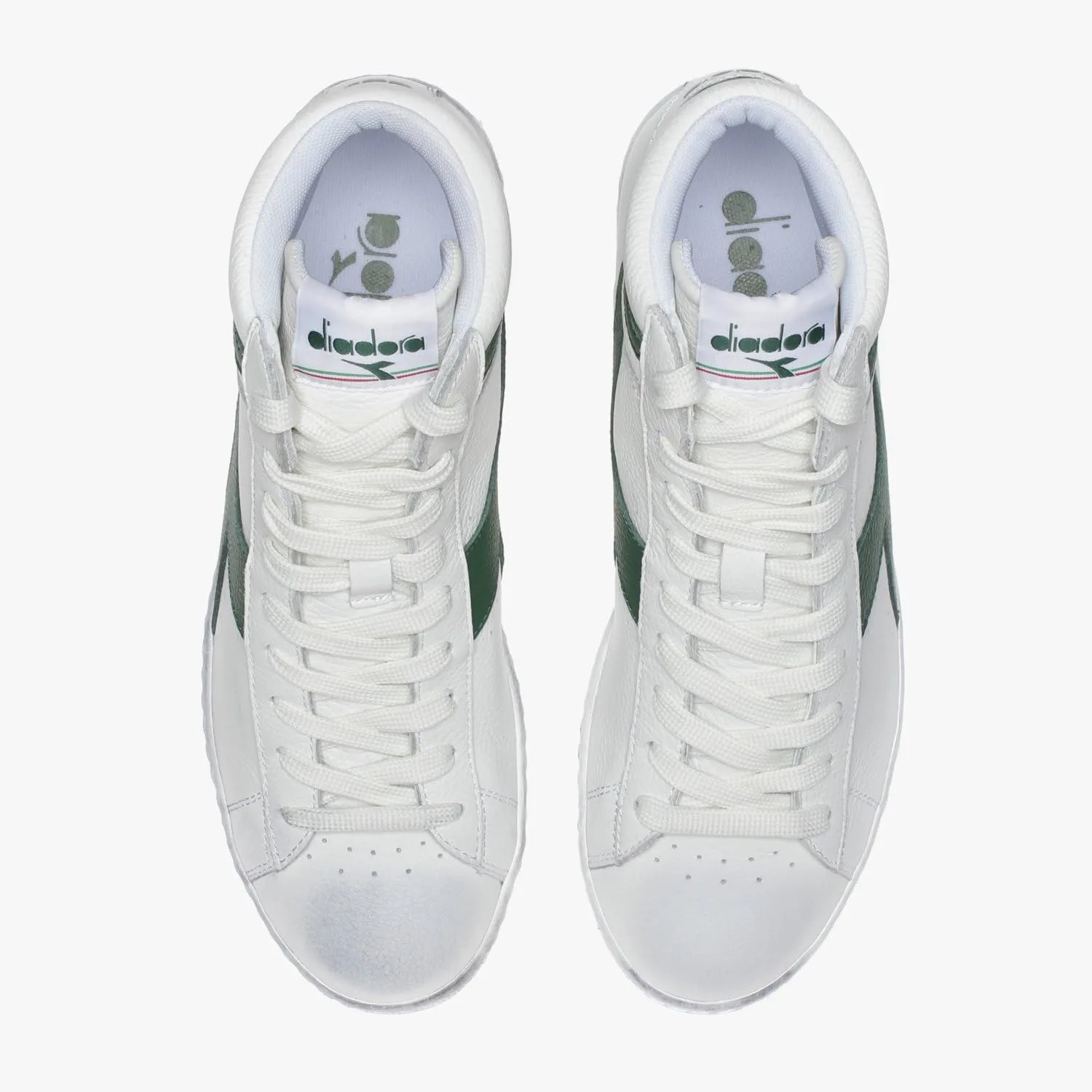 Кроссовки Diadora Unisex Game L High Waxed High Trainers, белый — фото 3