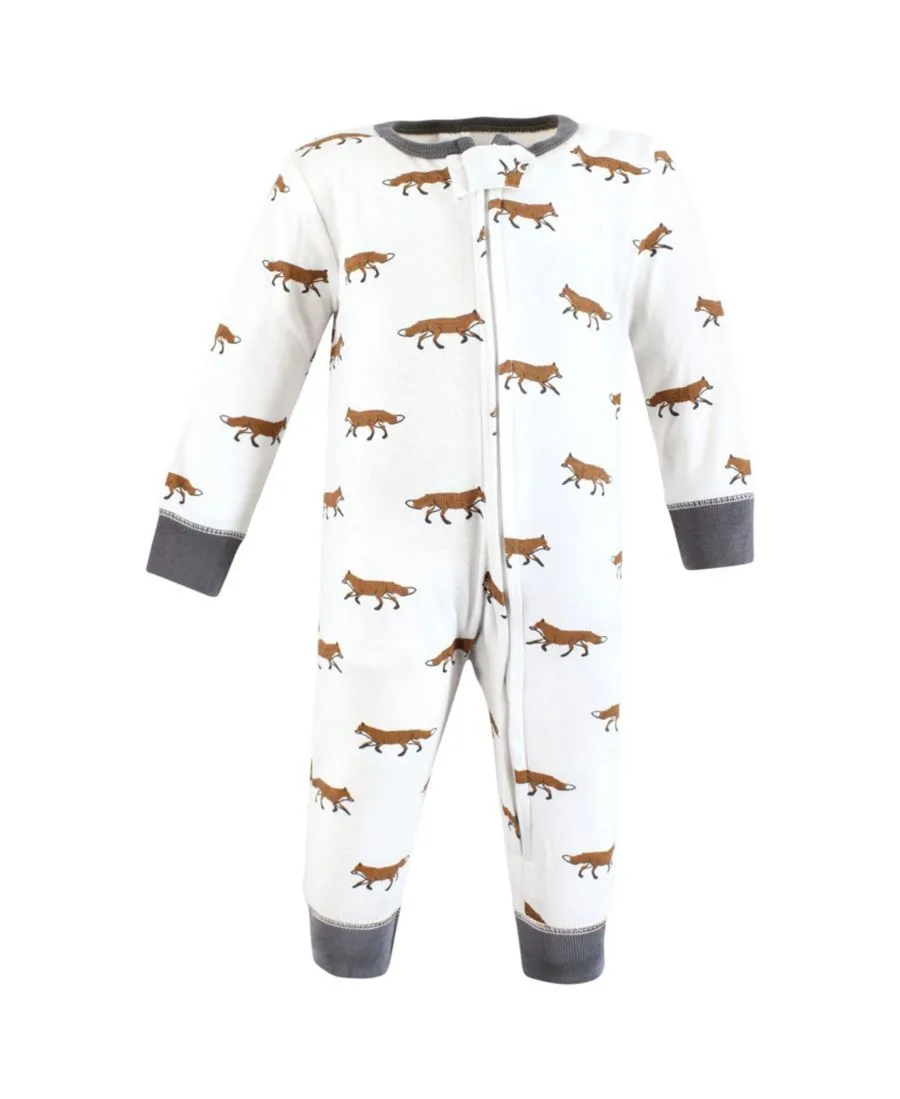 Хлопковый универсальный комбинезон на весь день Hudson Baby, Woodland Animals — фото 4