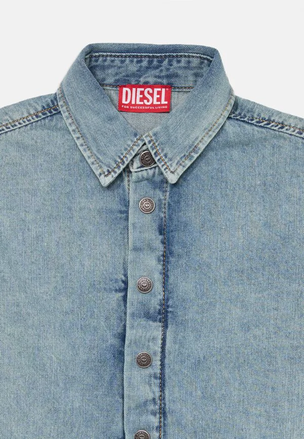 Блузка унисекс на пуговицах Diesel, Blue Denim — фото 3