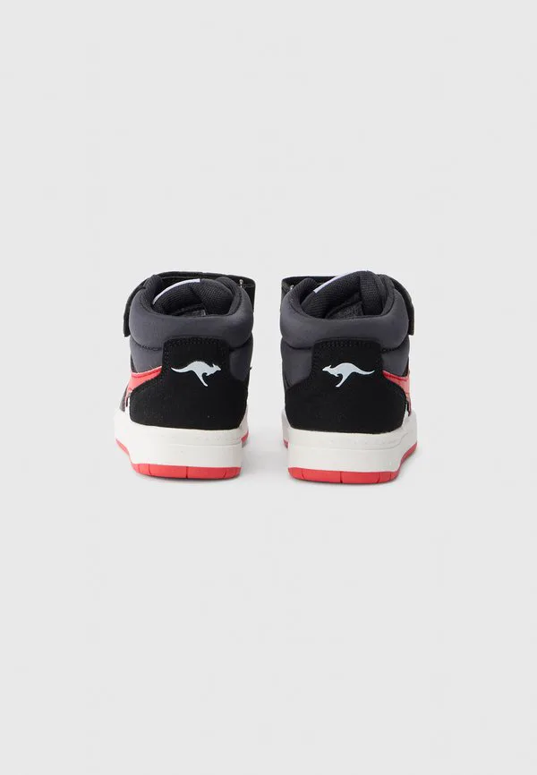 K cp унисекс высокие кроссовки Kangaroos, Jet Black/Fiery Red — фото 3
