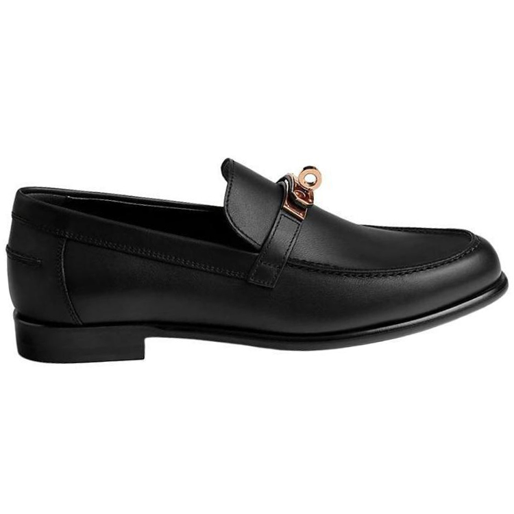 Лоферы Destin женские черные HERMES