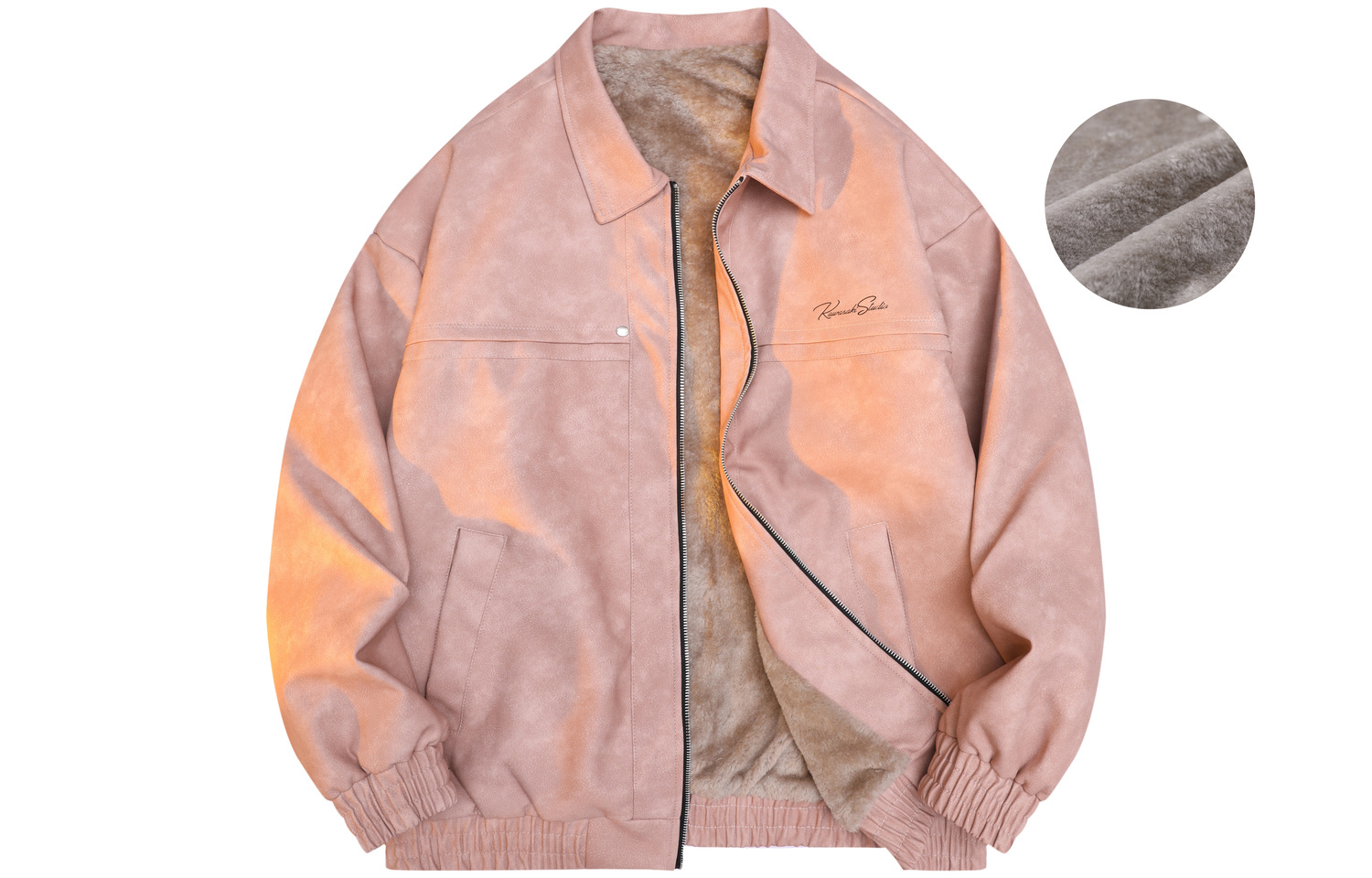 

Kawasaki Куртка Unisex, Pink (Fleece-Lined 2472A)