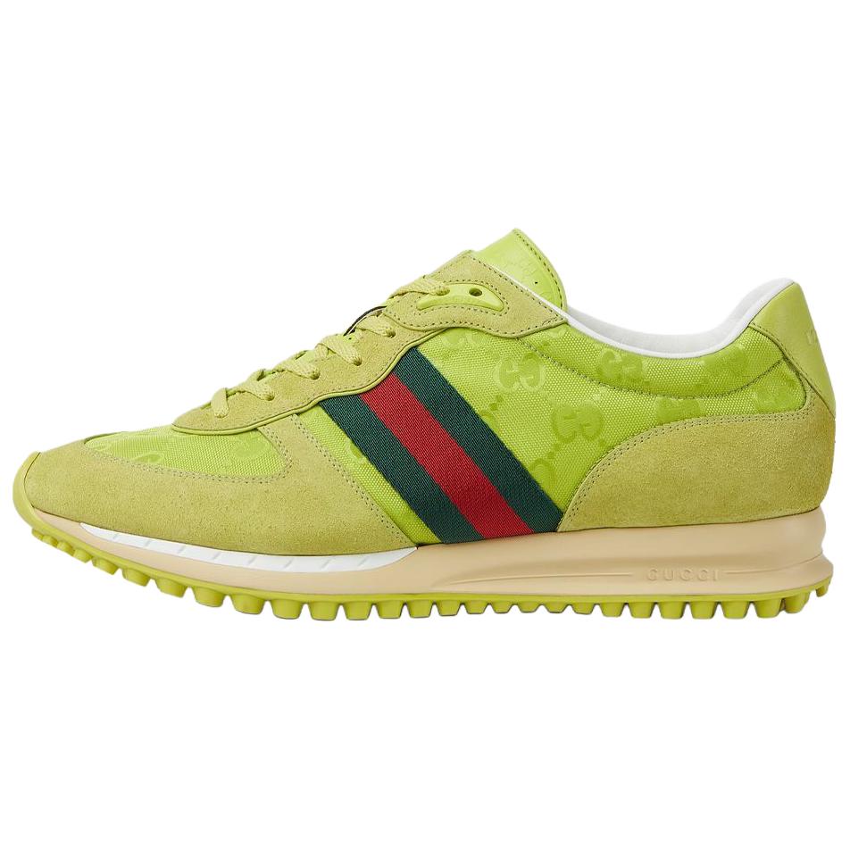 

GUCCI RE MOTION Low top повседневные кроссовки мужские зеленые
