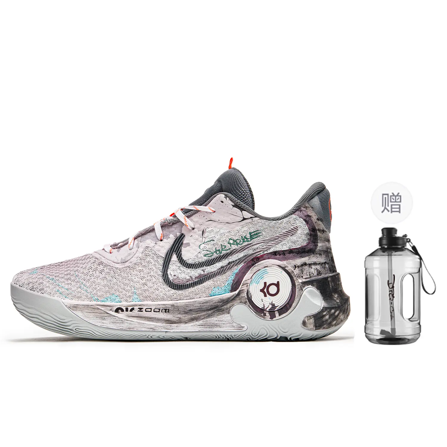

Баскетбольные кроссовки Trey 5 Basketball Shoes Unisex Mid-Top Pink/Gray Nike
