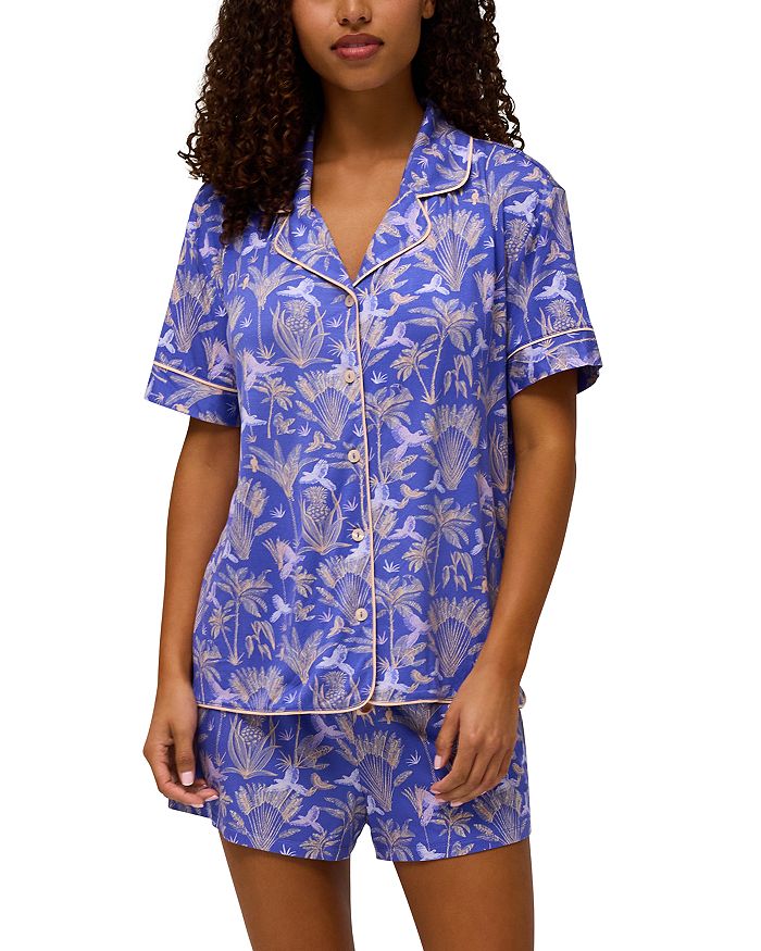

Американский короткий комплект пижамы All American Shortie Honeydew, фиолетовый
