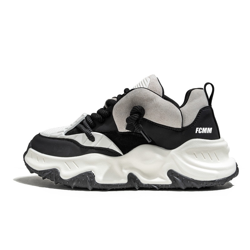 

Износостойкие низкие повседневные туфли для мужчин FCMM, Black White