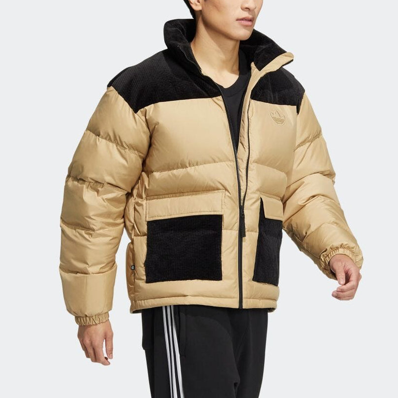 Куртка adidas originals Logo HS7282, коричневый — фото 4