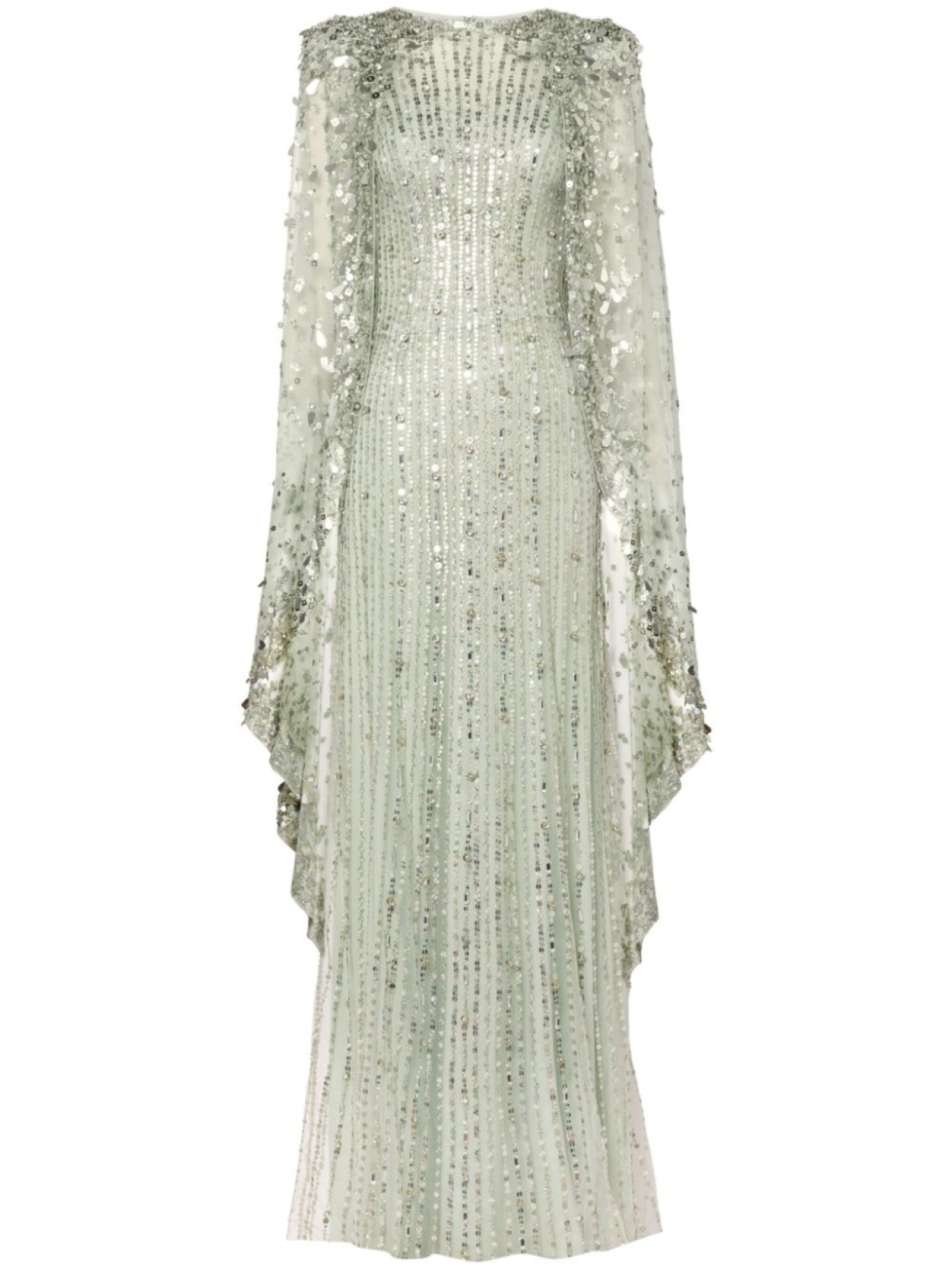 

Вечернее платье Blaize с пайетками Jenny Packham, зеленый