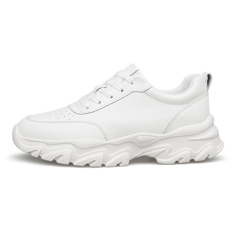 

PAIBLOKS Амортизирующие противоскользящие износостойкие низкие повседневные кроссовки Unisex белые, цвет White