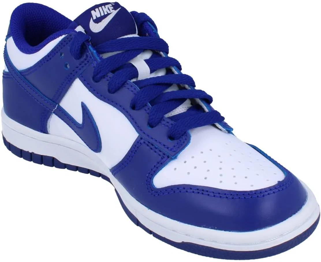 Кроссовки детские Nike Dunk Low, цвет White Concord University Red 106 — фото 4