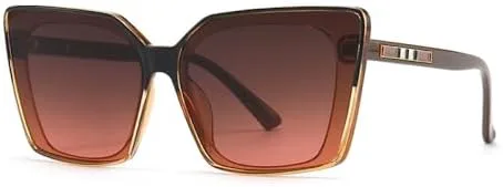 

Винтажные квадратные солнцезащитные очки 2027 года для женщин, солнцезащитные очки для мужчин с защитой от УФ-излучения UV400, очки для вождения MTZJH, Teapink