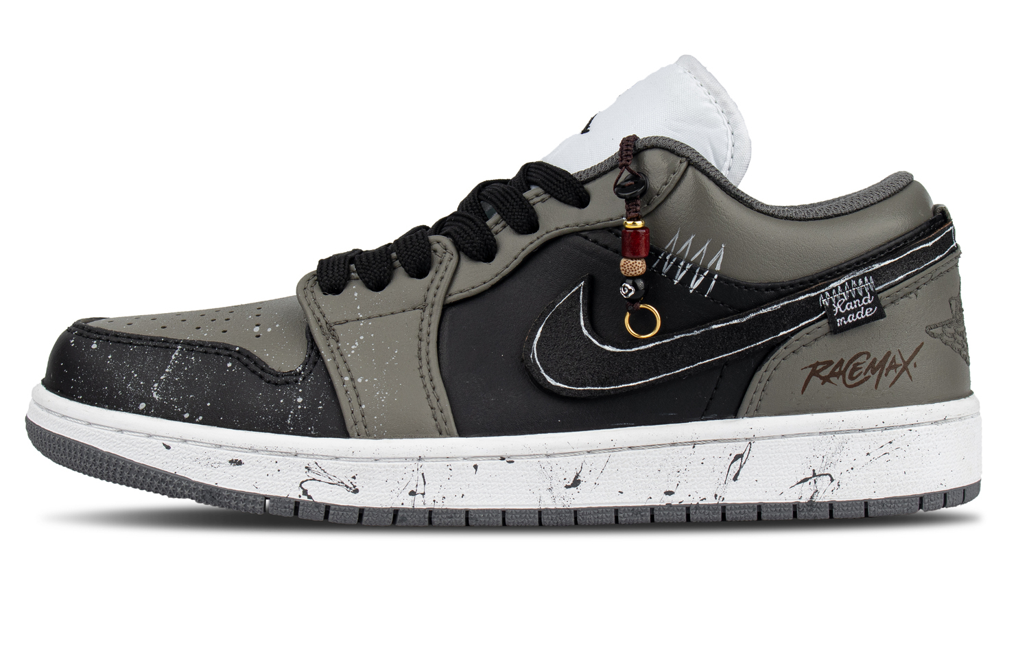 

Jordan Air 1 Coverage Height Increasing Low top Vintage Basketball Shoes Unisex Gray