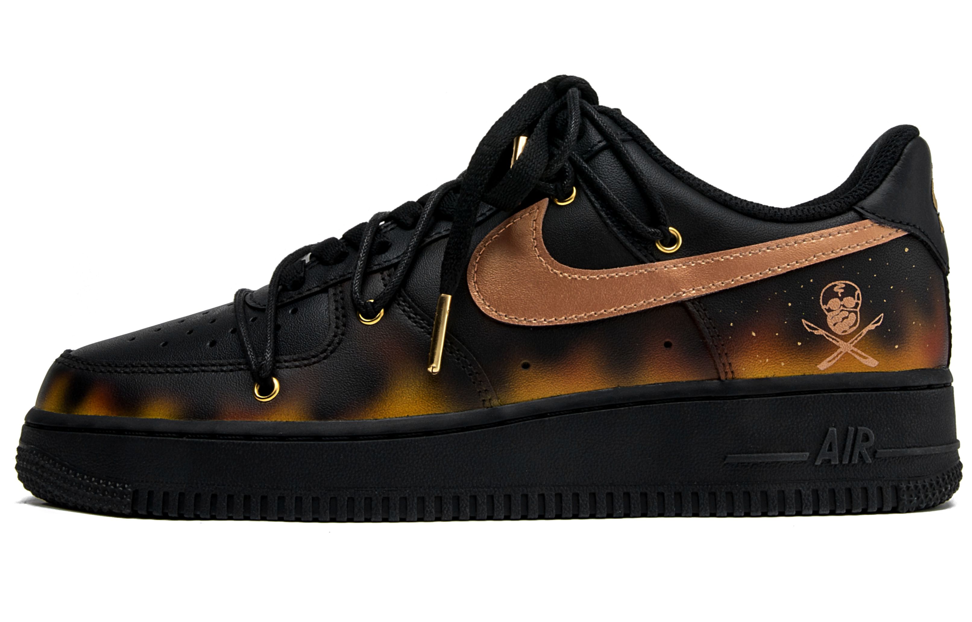 

Кроссовки Air Force 1 для скейтбординга, унисекс, низкие, черный Nike