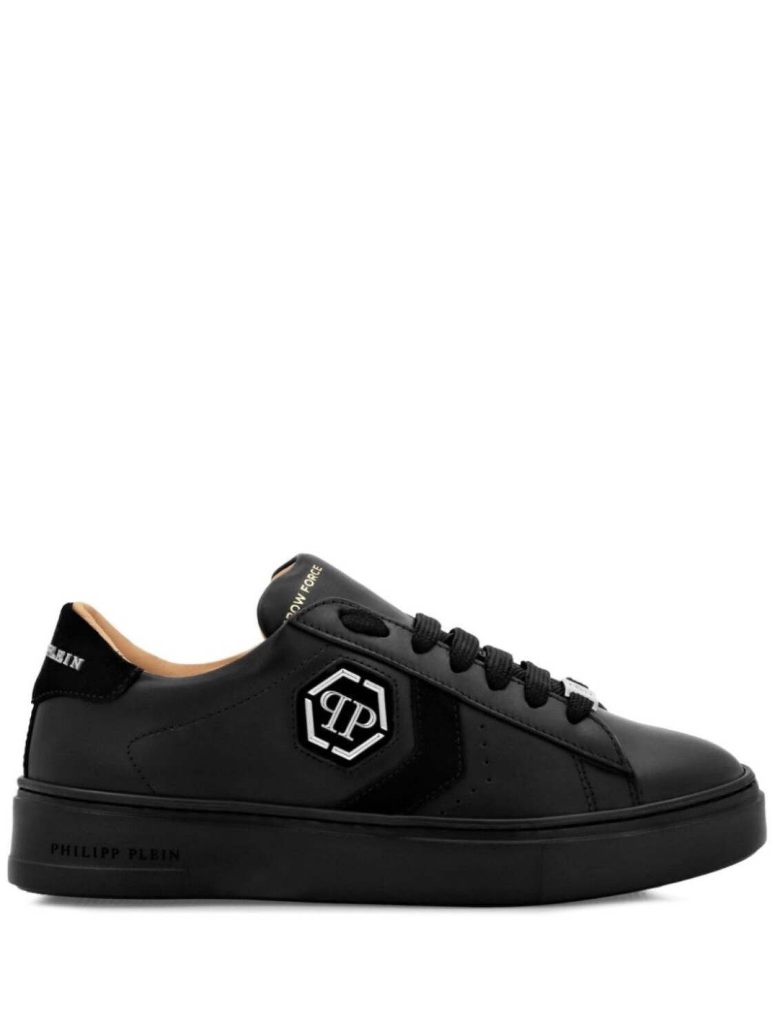 Philipp Plein кожаные кроссовки Arrow Force, черный