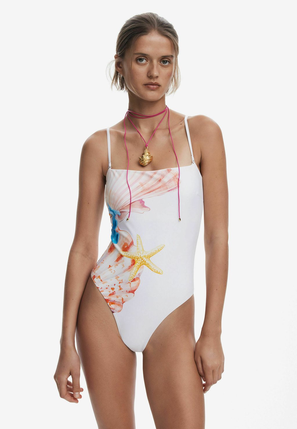 

Купальник STAR SHELLS Desigual, белый