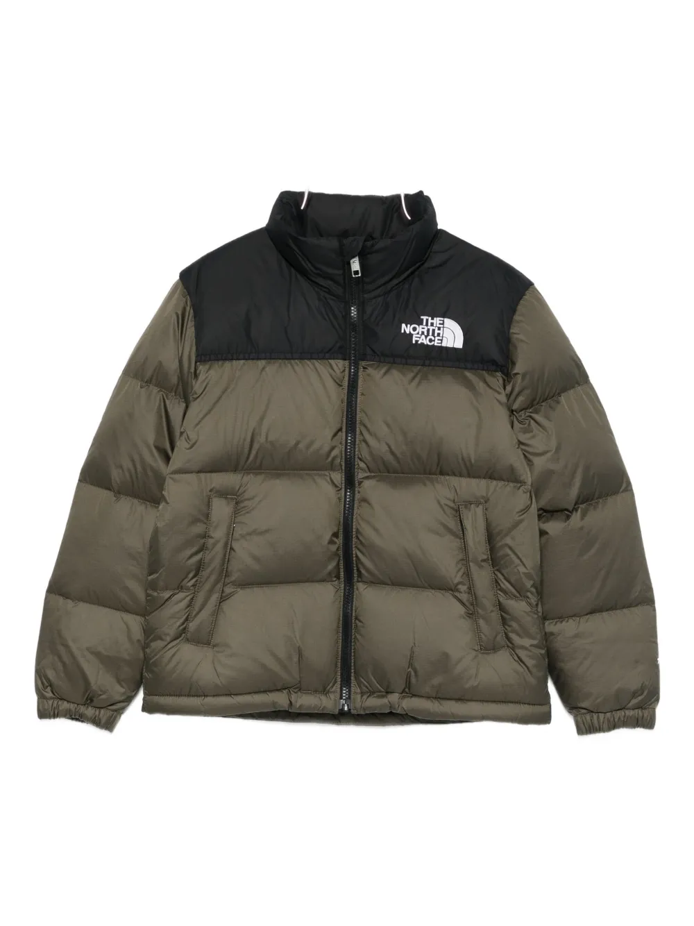 

Стеганая куртка на молнии The North Face, зеленый