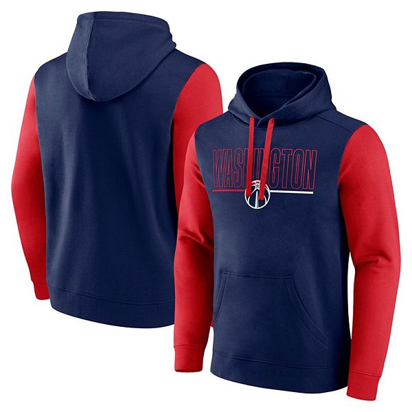 

Мужской худи Washington Wizards с контрастными вставками в цвете navy Unbranded, Серый, Мужской худи Washington Wizards с контрастными вставками в цвете navy Unbranded