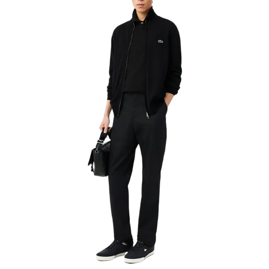 Брюки повседневные мужские moderate straight fit LACOSTE, Beige Yellow — фото 4