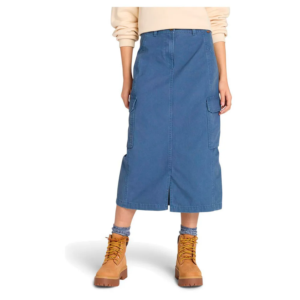 

Юбка Timberland Cargo skirt, синий