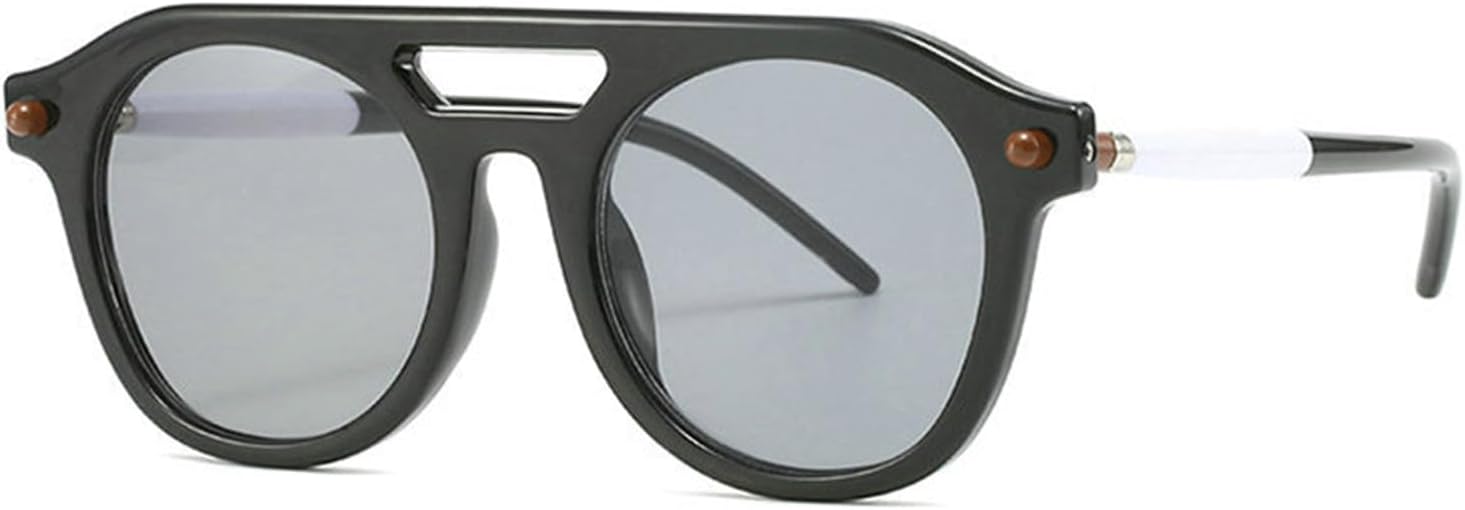 

Хелена Ретро Винтаж Двулучевые Пилотские Солнцезащитные Очки Женские Мужские 70-е Модные розовые Круглые Стильные Солнцезащитные Очки для активного отдыха в стиле панк helena, C2