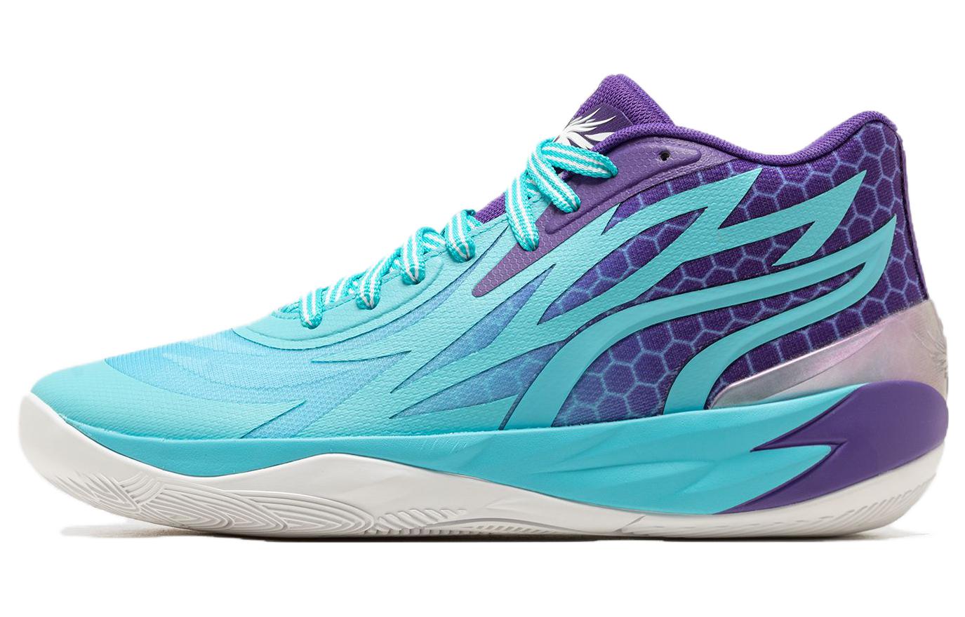 

Кроссовки Puma MB.02 Basketball, синий/фиолетовый