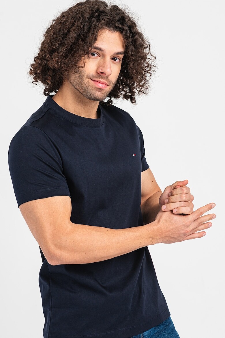 

Узкая футболка с овальным вырезом Tommy Hilfiger, синий