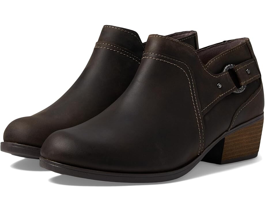 Ботинки женские Clarks Charlten Grace на каблуке, темно-коричневый