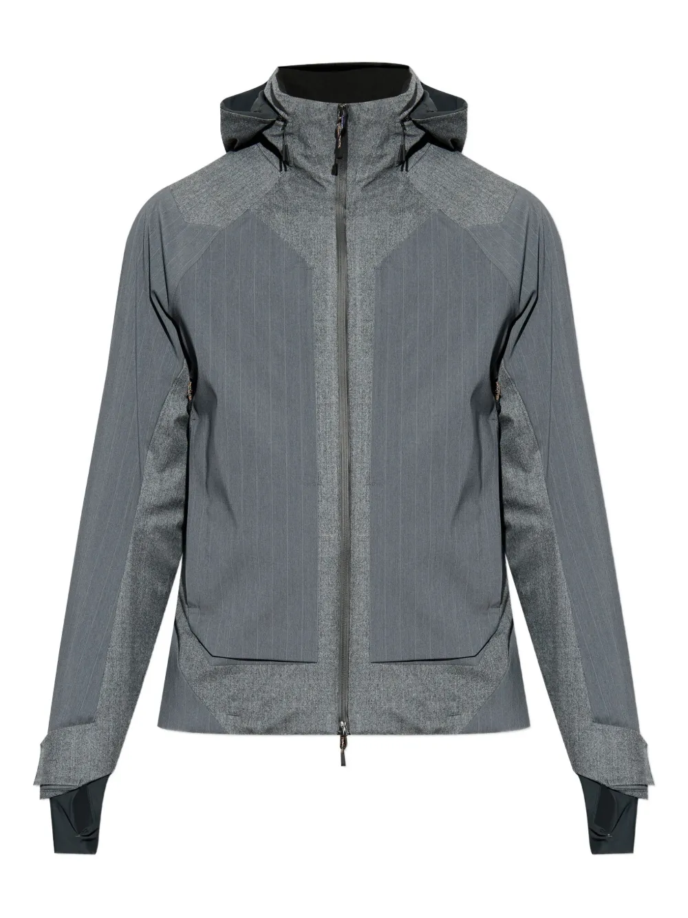 

Куртка с капюшоном в полоску Sease, серый