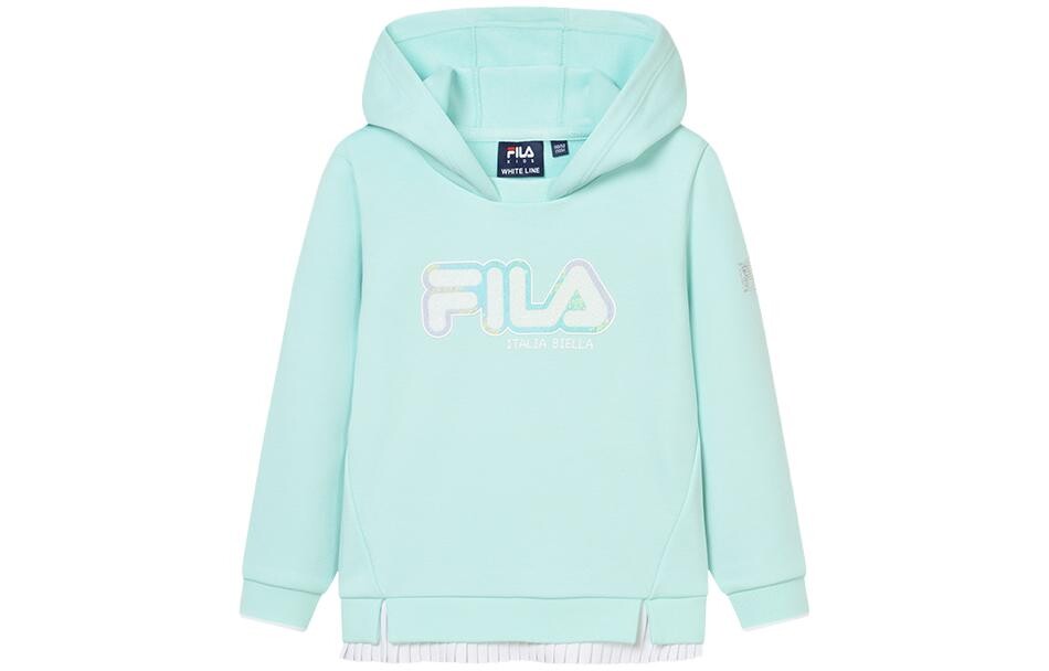 

Детская толстовка Fila Kids, цвет Pale emerald blue