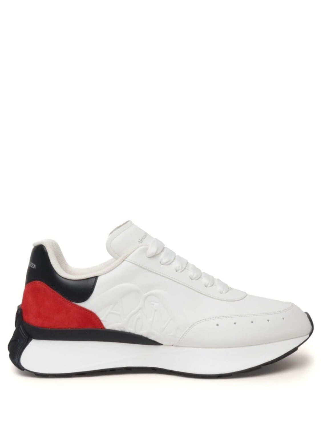

Кроссовки Alexander McQueen Sprint Runner, белый/черный/красный
