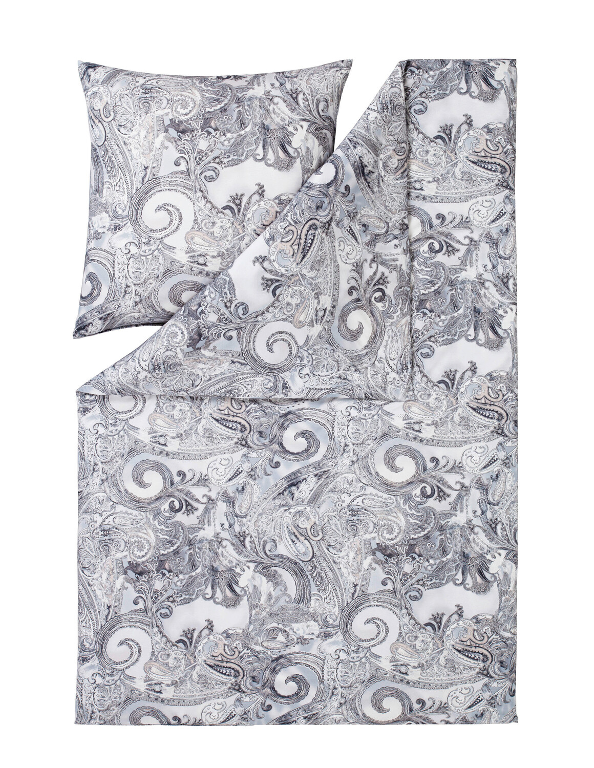 

Постельное белье atelier makosatin Estella, светло-серый
