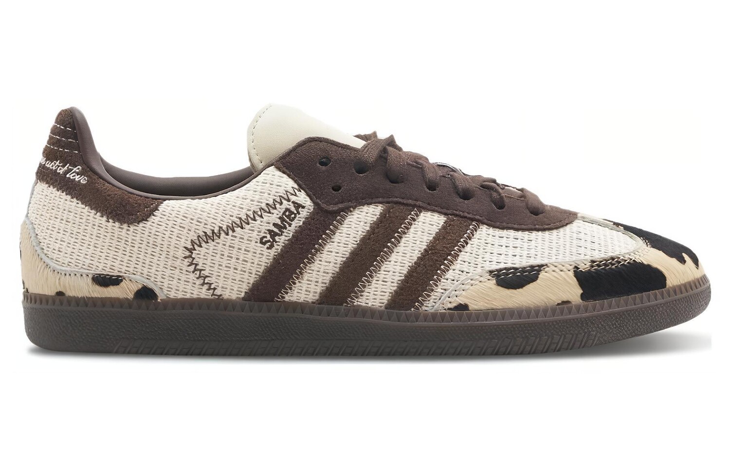 Adidas originals Samba Обувь для скейтбординга унисекс, Коричневый/кремовый/темная резинка — фото 2