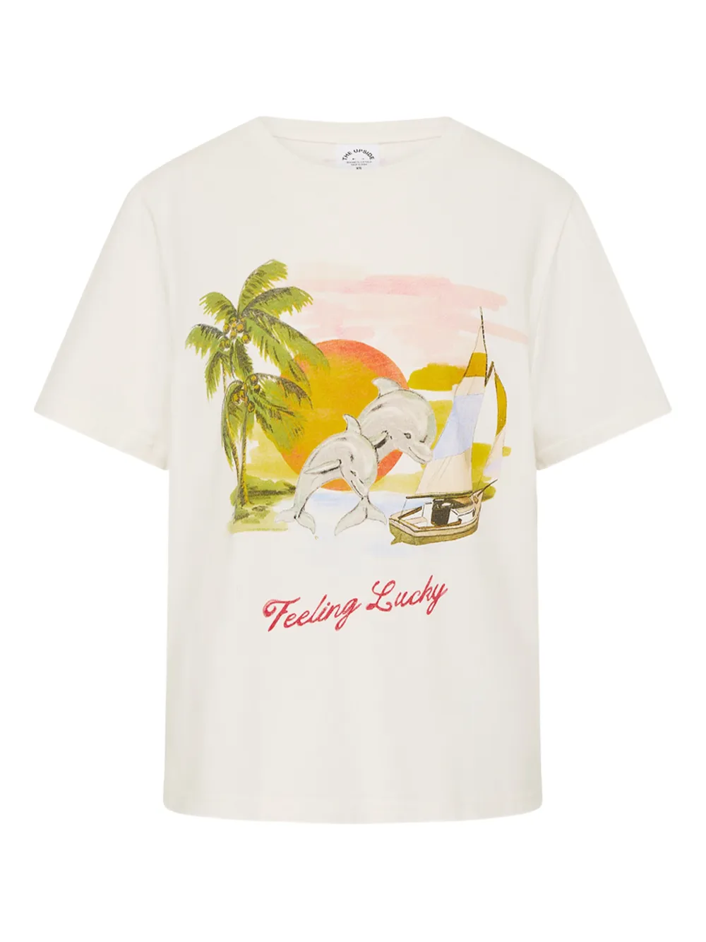 

Футболка с принтом The Upside, белый