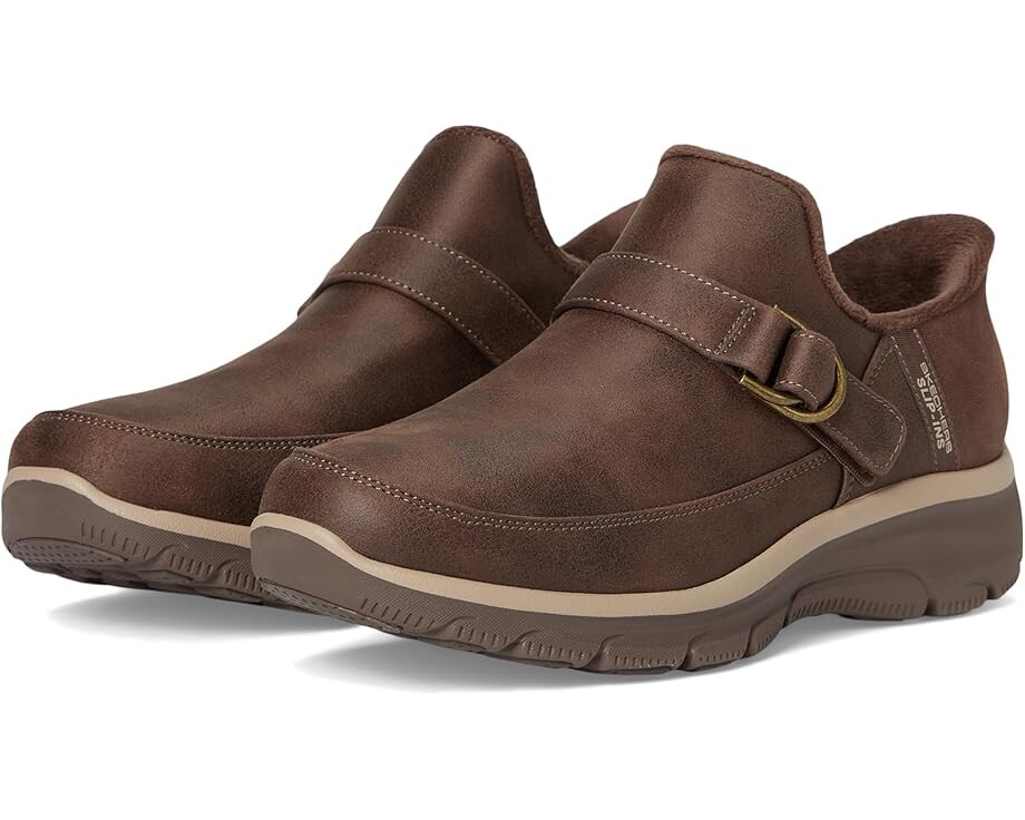 

Ботинки SKECHERS Easy Going - Fun Habits - Hands Free Slip-Ins, коричневый