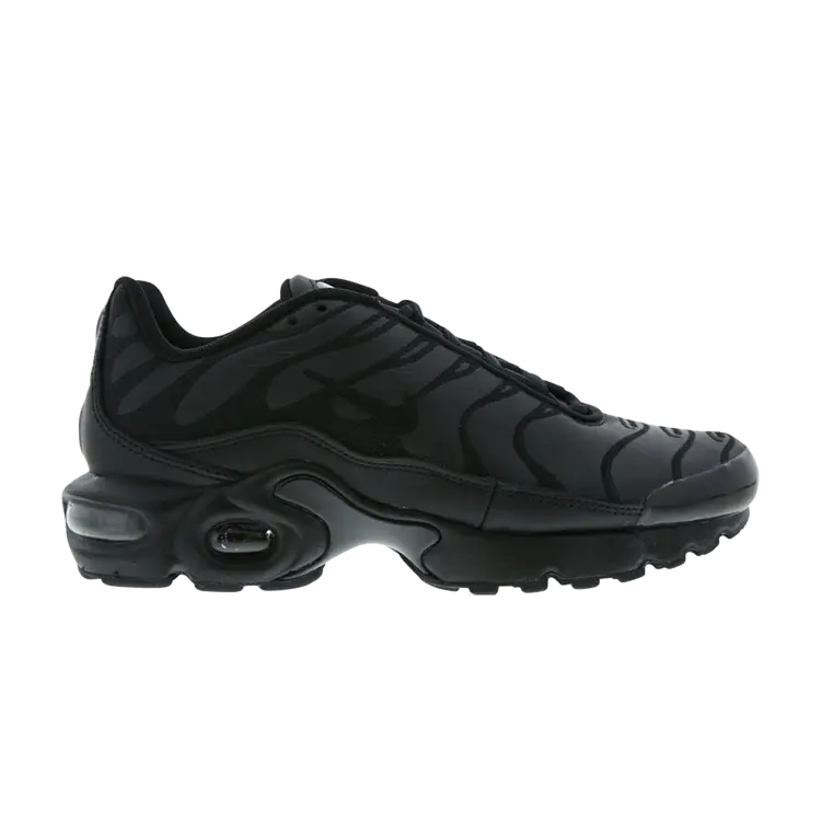 

Кроссовки Nike Air Max Plus LE BG 'Triple Black', черный