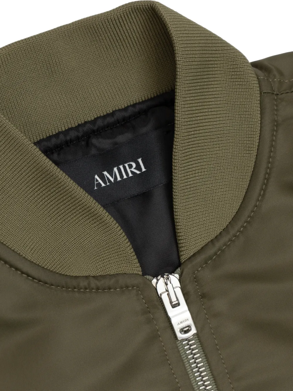Куртка на молнии с принтом "кости" Amiri Kids, зеленый — фото 3