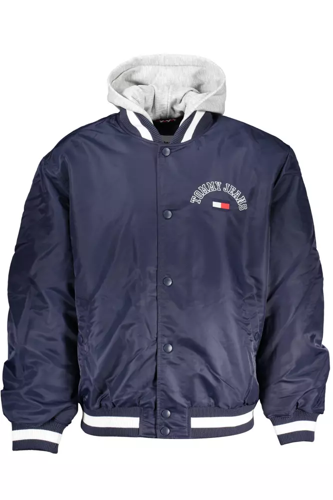 

Синяя мужская куртка из полиамида Tommy Hilfiger