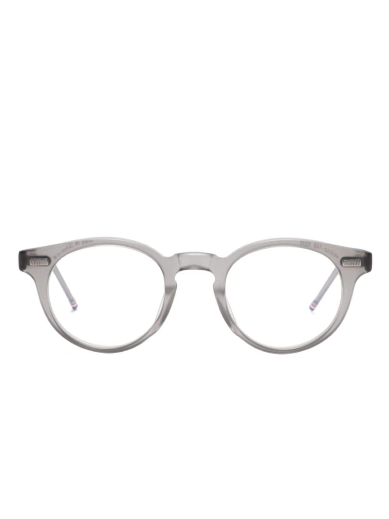 

Thom Browne Eyewear очки с полосками RWB, серый